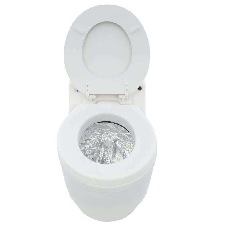 View of Laveo Dry Flush Portable Toilet - Off-Grid Ready
