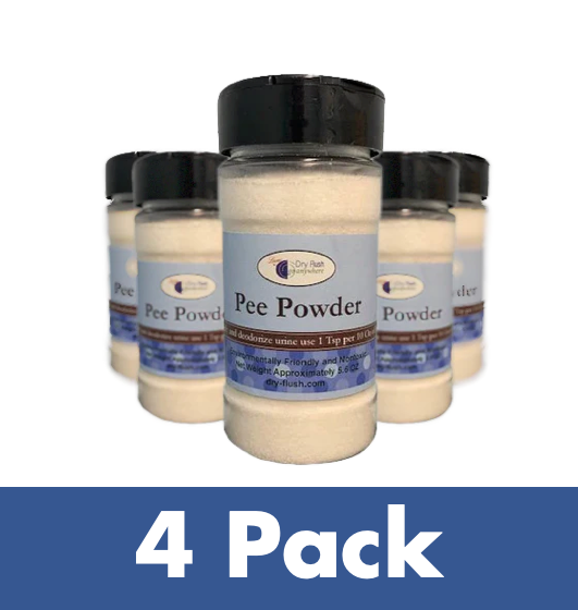 Laveo Dry Flush Pee Powder 4 Pack