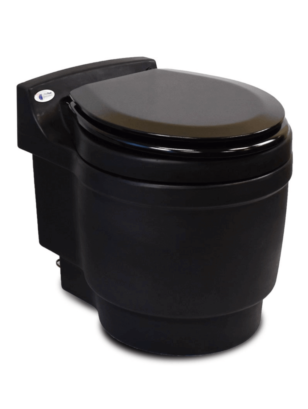 Laveo Dry Flush Portable Toilet for camping and RVs from Cabin Depot, self-contained and waterless for odor-free convenience.