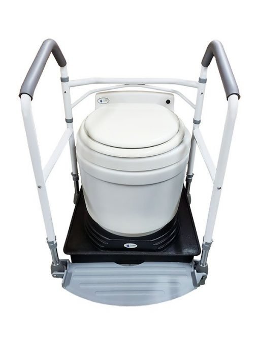 Laveo Dry Flush Comfort Lift Package With Portable Toilet