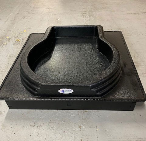 Laveo Dry Flush Floor Tray And Lift Kit